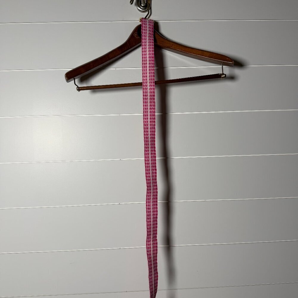 Vineyard Vines Women's Pink & White Belt Size Large